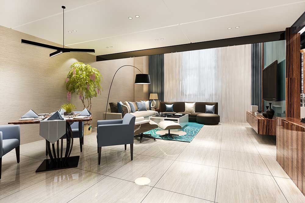 Swimming pool and clubhouse design at Ruby One Crest Tambaram